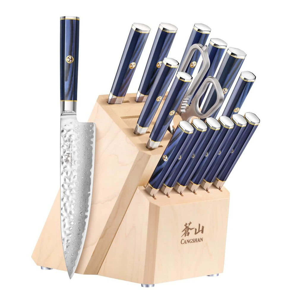 Cangshan 10301061 KITA Series 17-Piece Knife Block Set