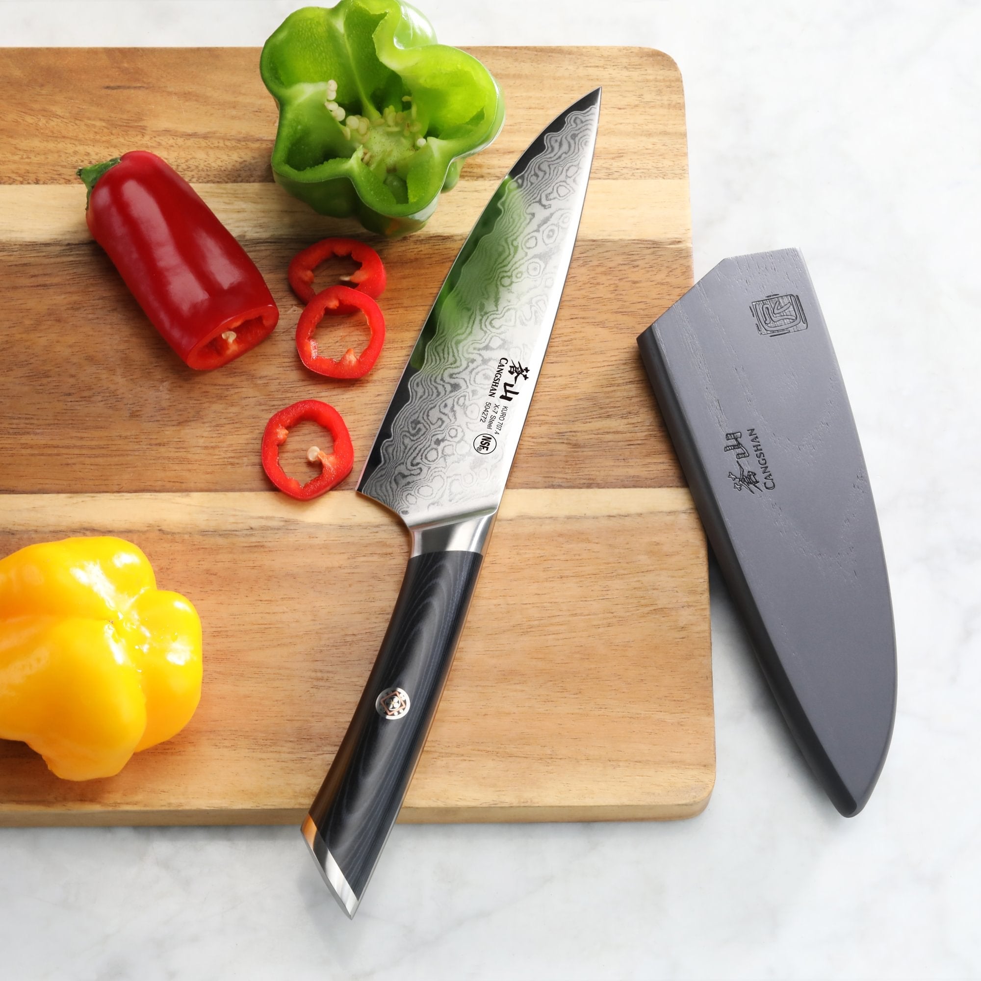 Cangshan 504272 KURO Series 6-Inch Chef's Knife