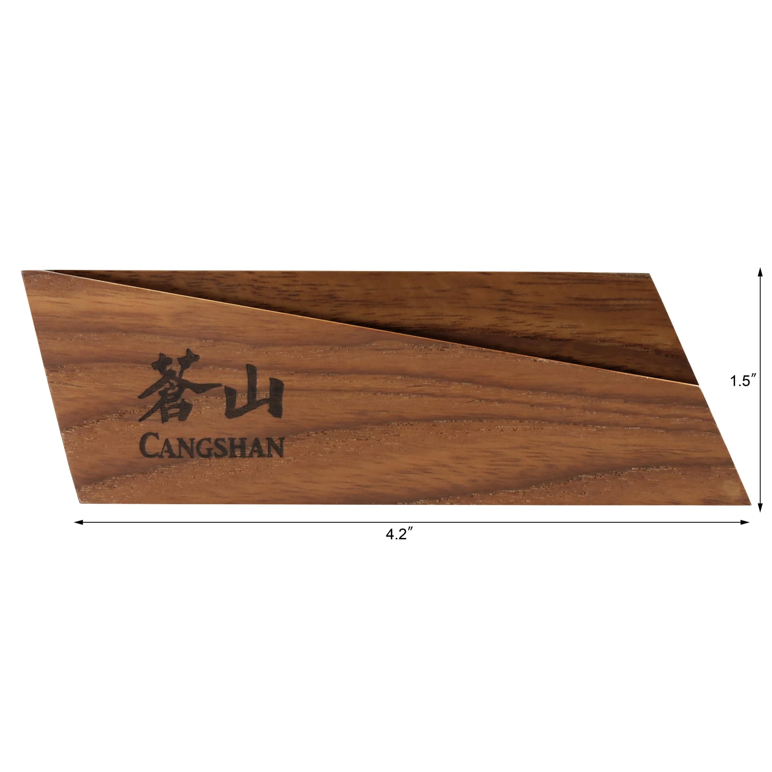 Cangshan 503978 Ash Wood Magnetic Knife Sheath for 3.5-Inch Paring and 2.75-Inch