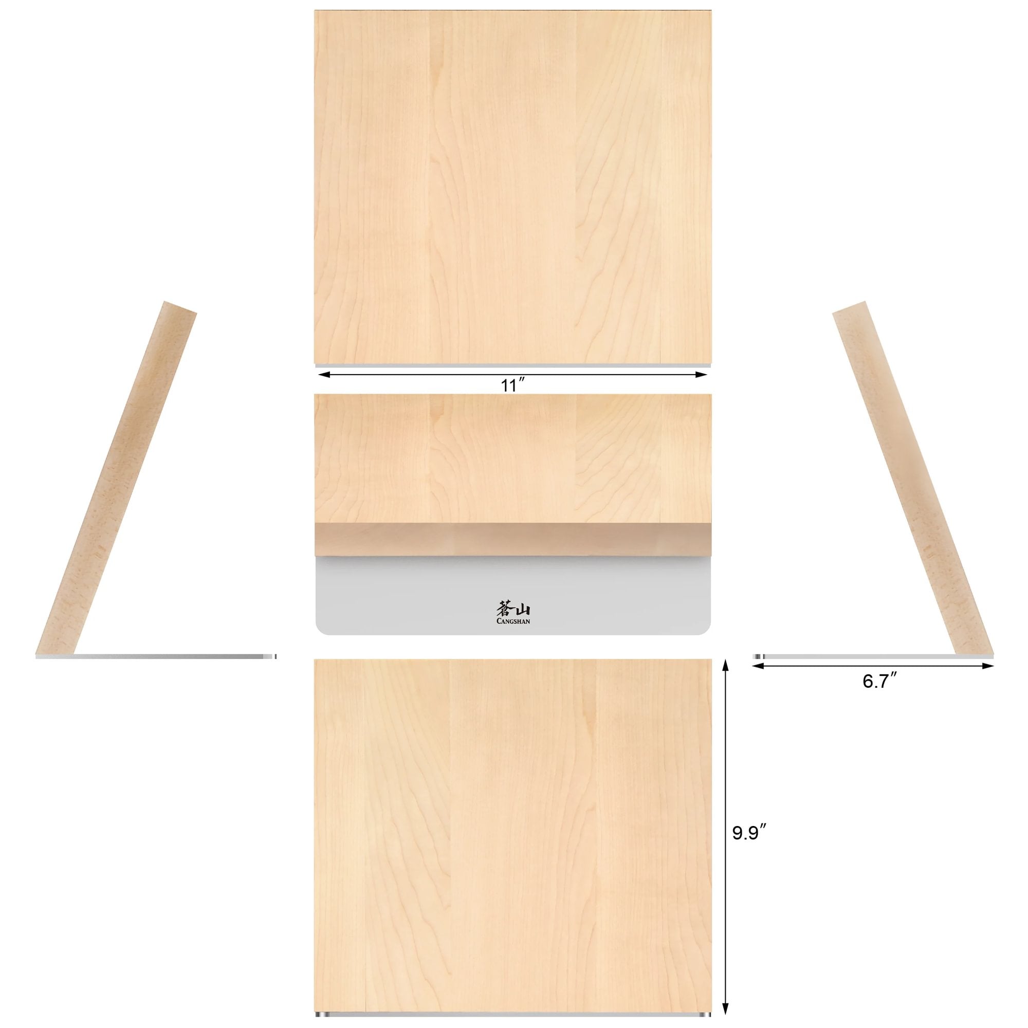 Cangshan 503824 Magnetic HUA Blocks (Maple or Acacia)