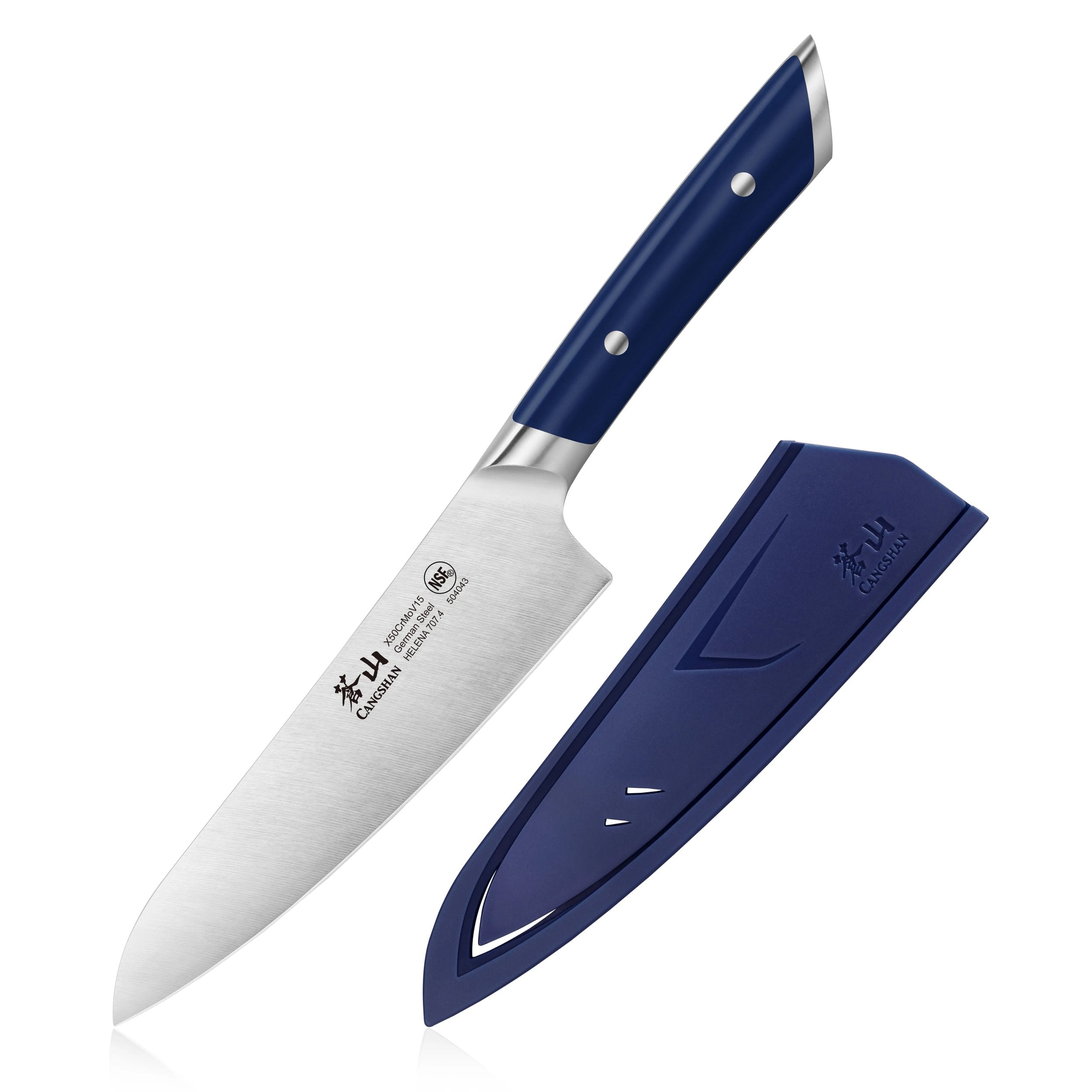 Cangshan 504142 HELENA Series 5.5-Inch Prep Utility Knife - Navy