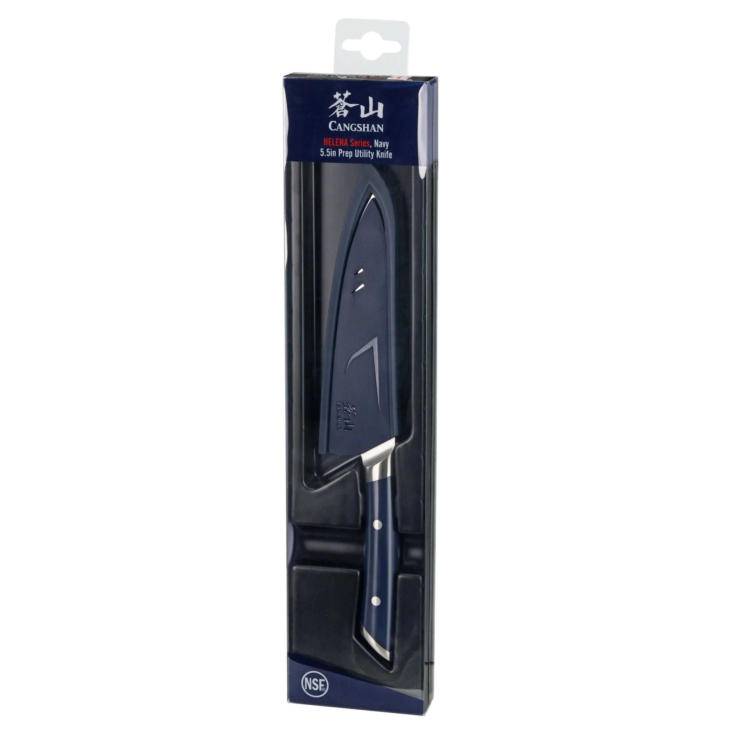 Cangshan 504135 HELENA Series 5.5-Inch Prep Utility Knife - White