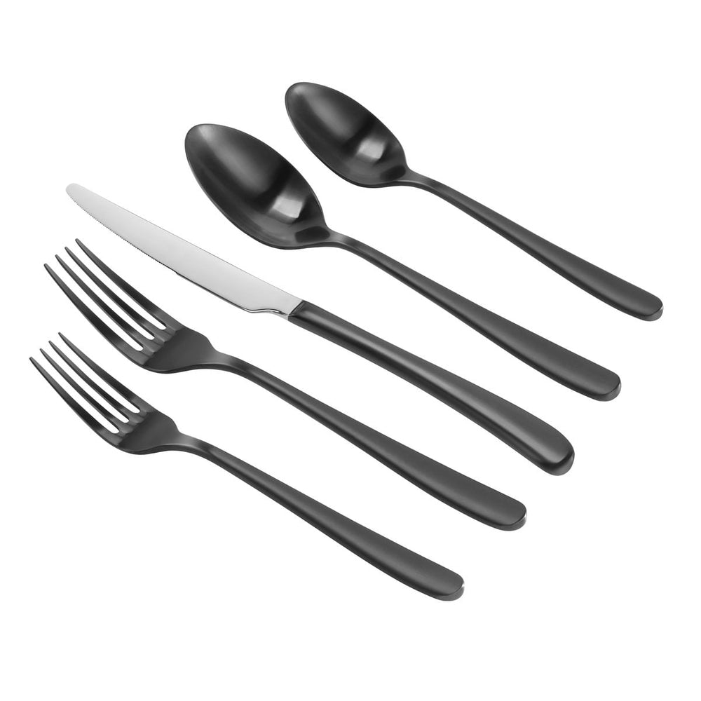 Cangshan 10301434 RAIN II Series 20-Piece Forged Flatware Set