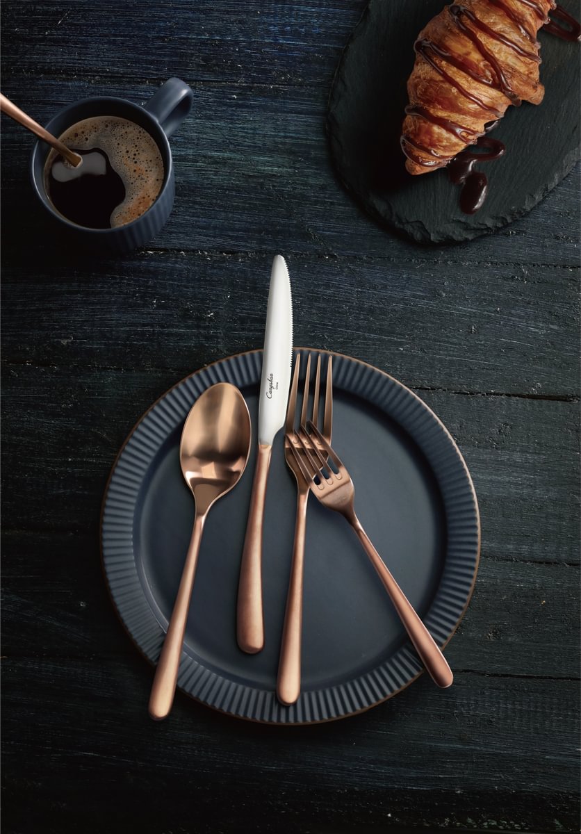 Cangshan 10301436 RAIN II Series 20-Piece Forged Flatware Set