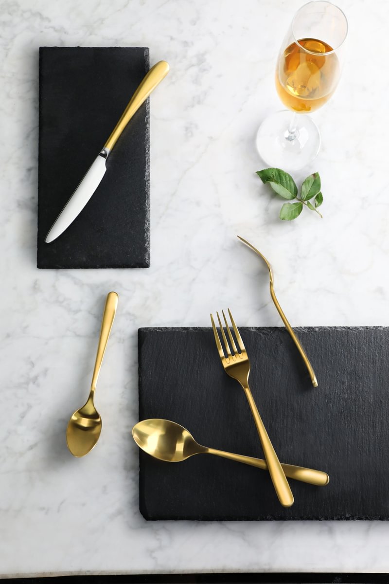 Cangshan 10301438 RAIN II Series 20-Piece Forged Flatware Set