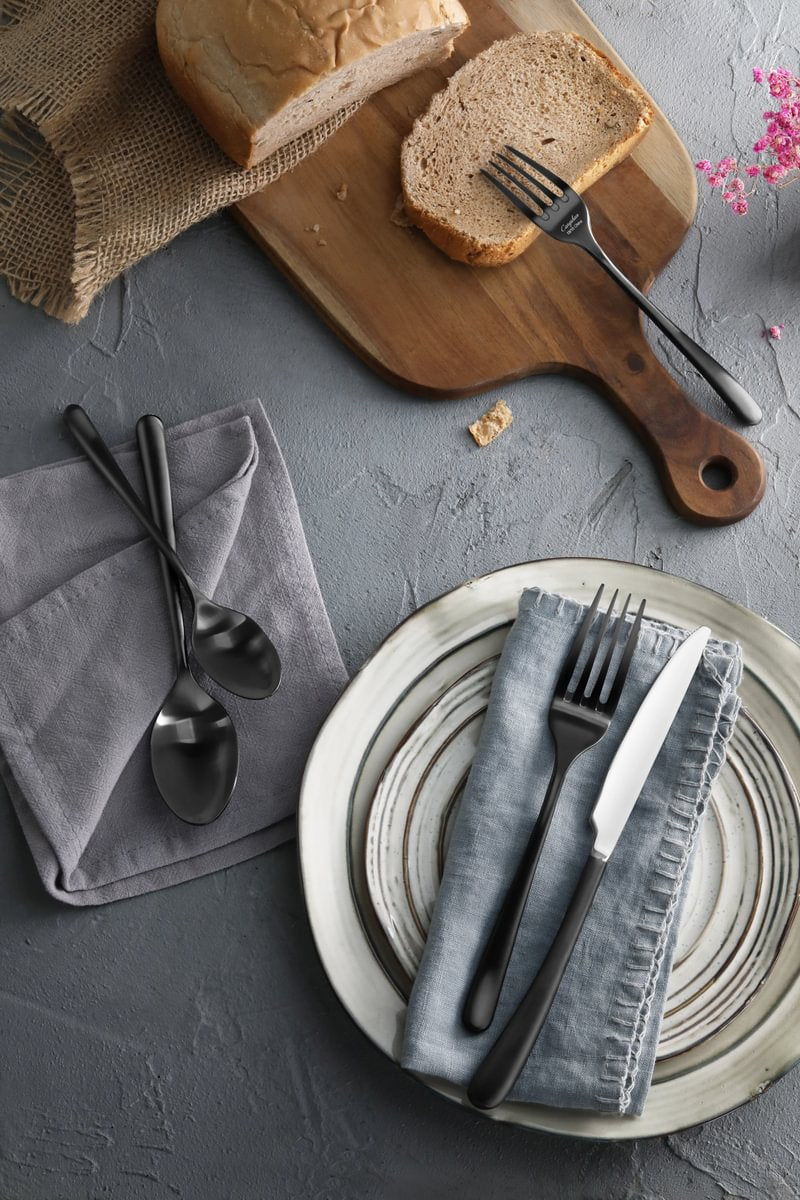 Cangshan 10301434 RAIN II Series 20-Piece Forged Flatware Set