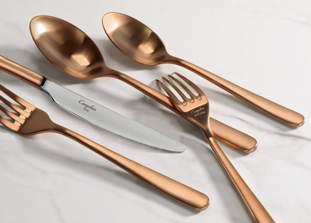 Cangshan 10301436 RAIN II Series 20-Piece Forged Flatware Set