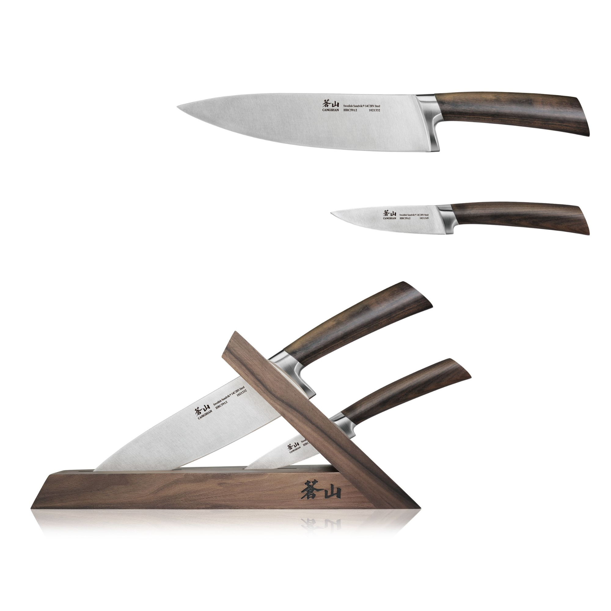 Cangshan 1021356 TA Series 3-Piece TAI Knife Block Set