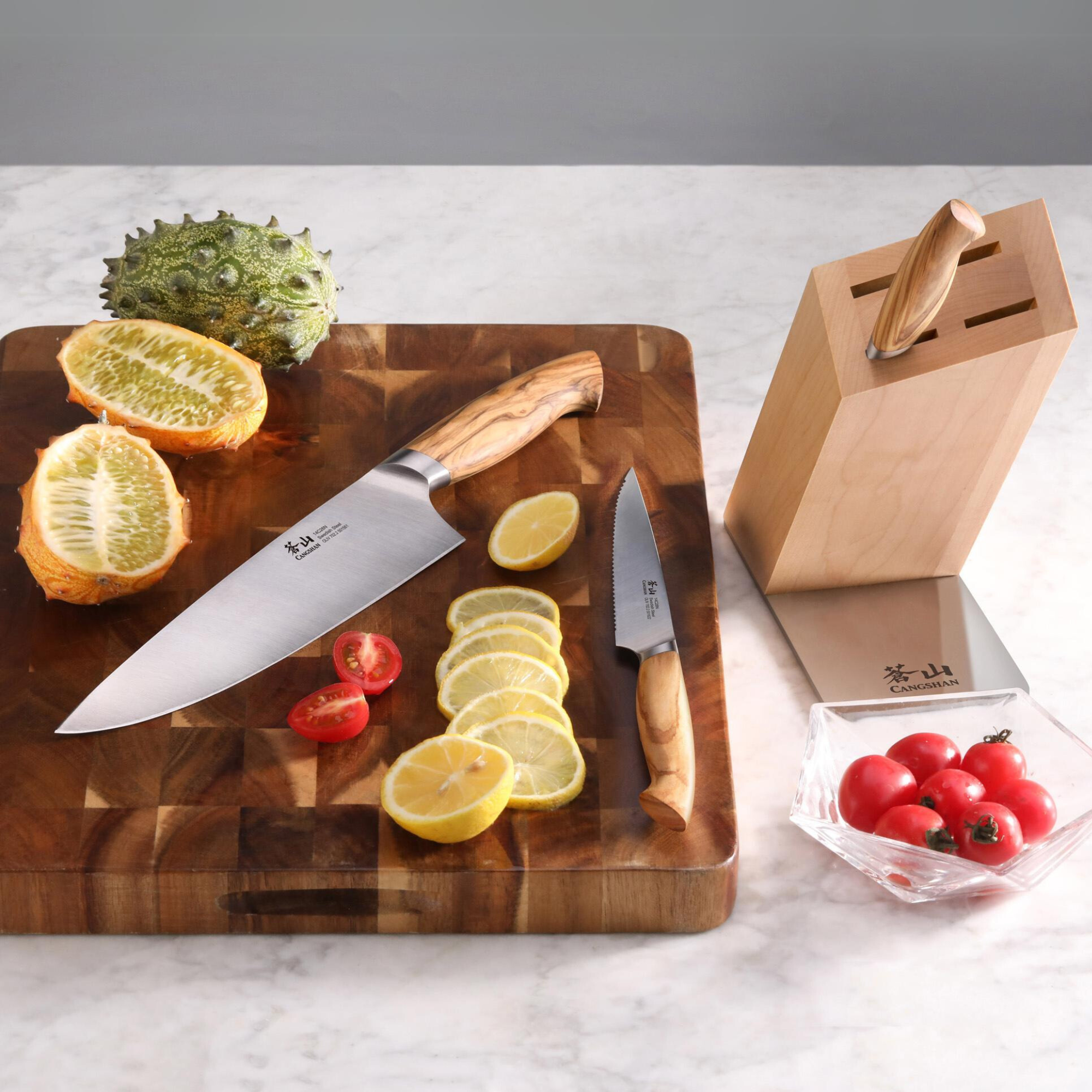 Cangshan 501677 OLIV Series 4-Piece Knife Block Set