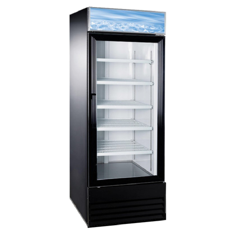 Omcan 50037 28 Inch Refrigerator Reach-In Display 23 cu.ft Bottom Mounted