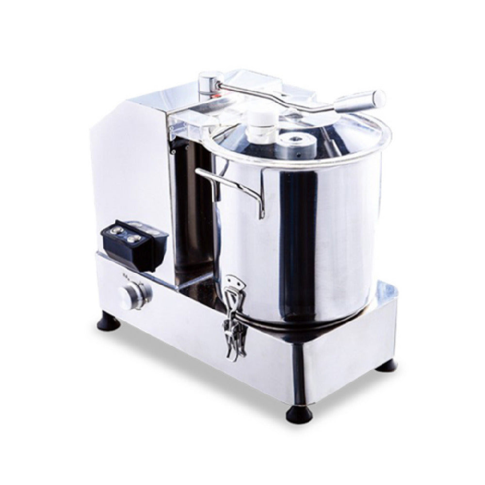 Omcan 47507 15 Inch Bowl Cutter Electric Stainless Steel with 5.6 Capacity