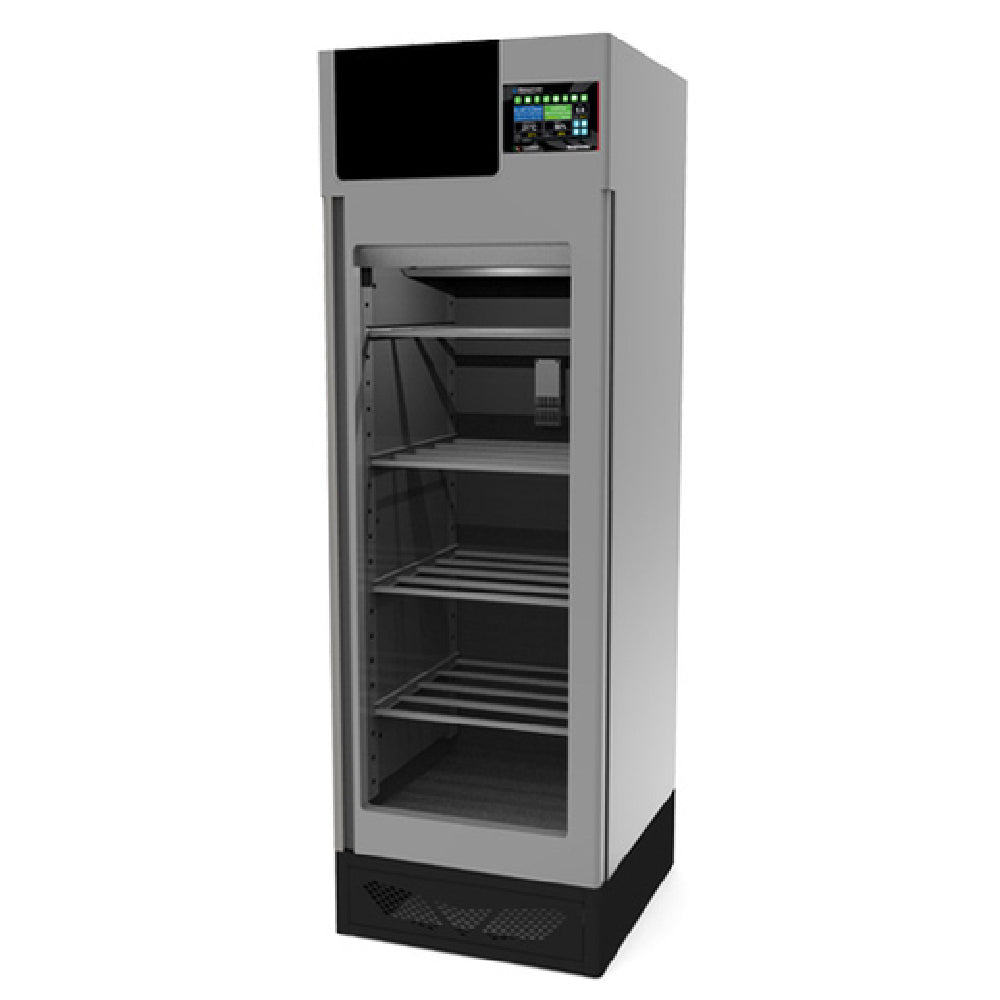 Omcan 41474 28-3/4 Inch Width Meat Curing Cabinet Electric Stainless Steel - 30 preset recipes