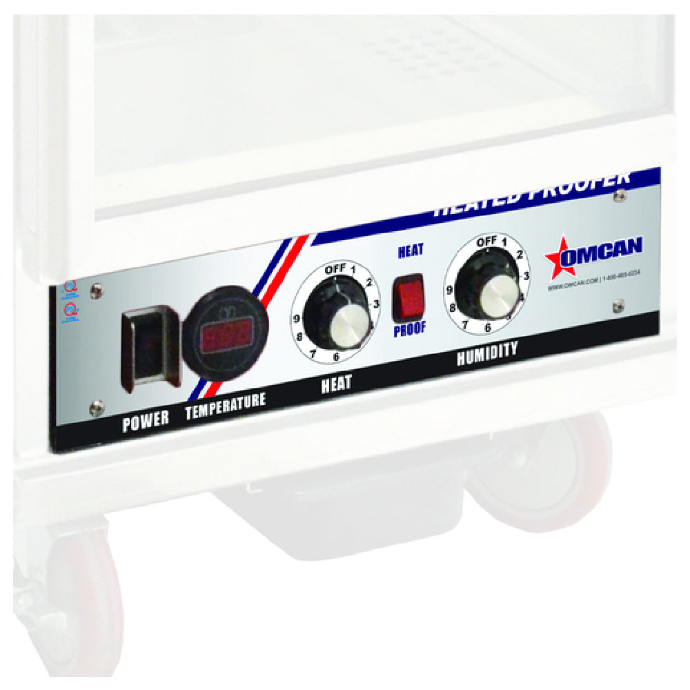 Omcan 39528 18 Inch Electric Control Box Temperature Heat Mode 180F with LED Display