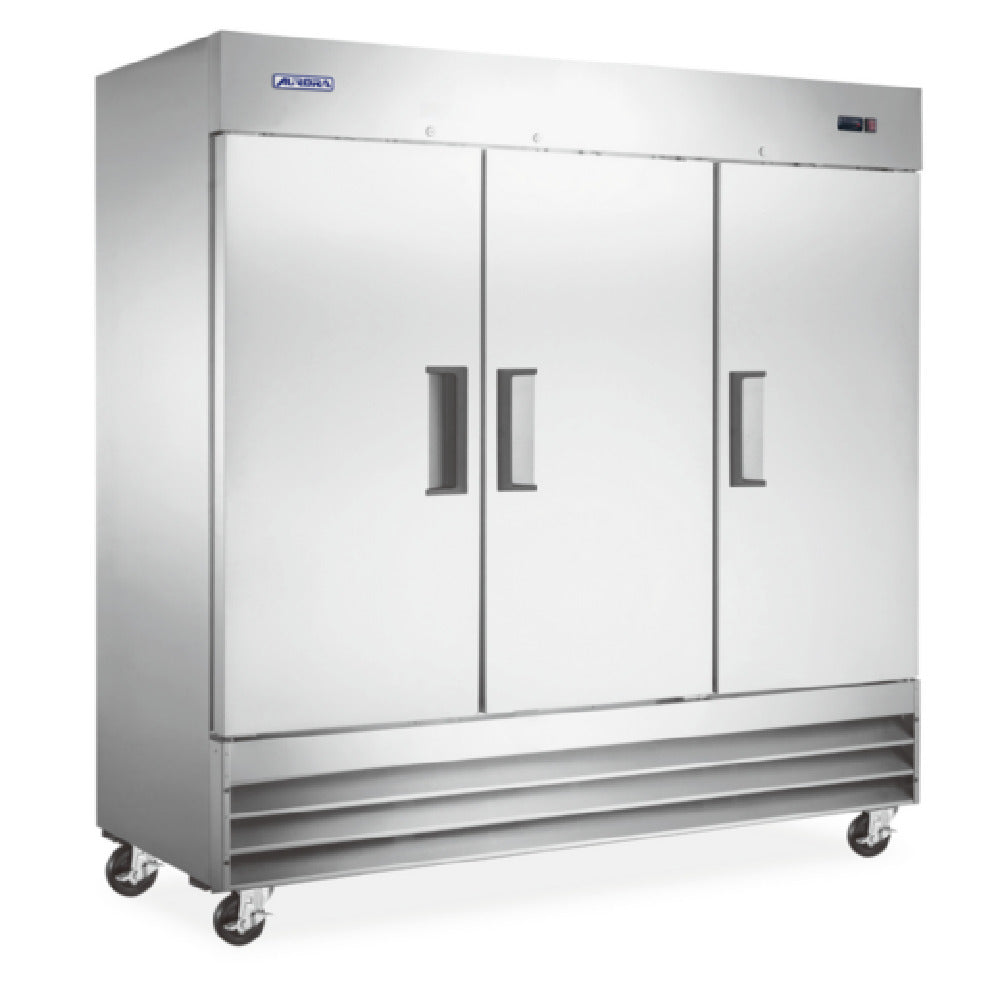 Omcan 59028 (RE-CN-0067E-HC) Aurora Refrigerator Reach In Three-section