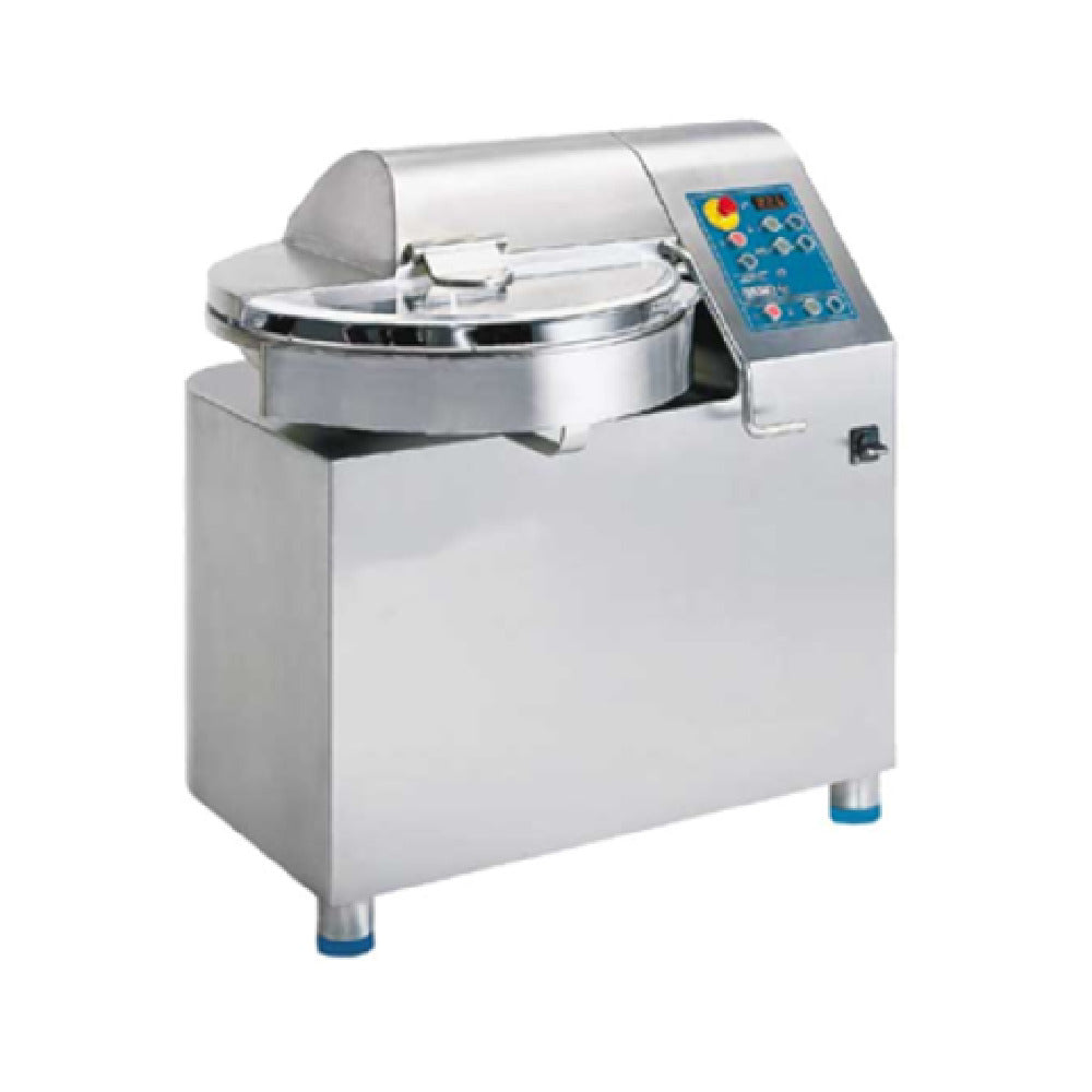 Omcan 10879 50 L Bowl Cutter Electric 6 Knife Head with Comp. Rings