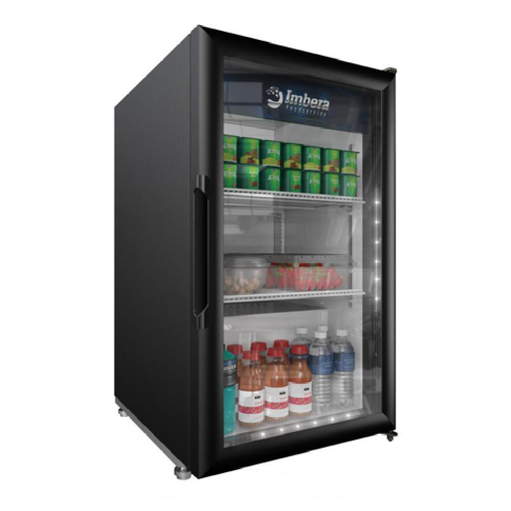 Omcan 41214 21 Inch Black Refrigerated Display One-section 5.1 cu ft ENERGY STAR®