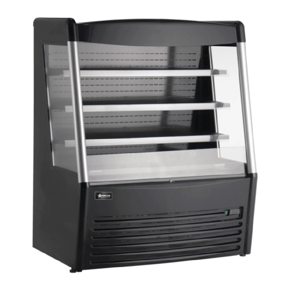 Omcan 48272 48 Inch Grab-and-Go Refrigerated Merchandiser 15.04 cu ft Black