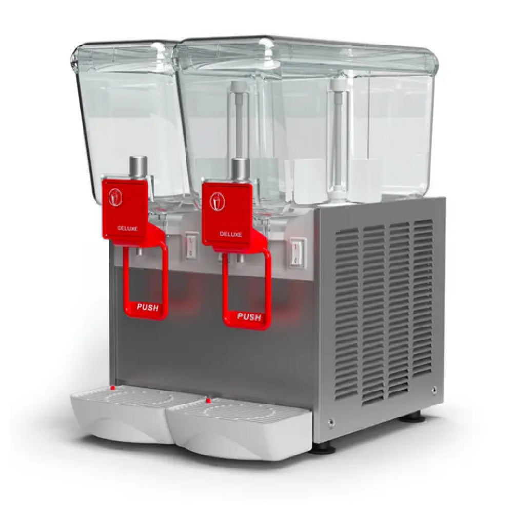 Omcan 49088 16 Inch Electric Beverage Dispenser with Polycarbonate Bowls