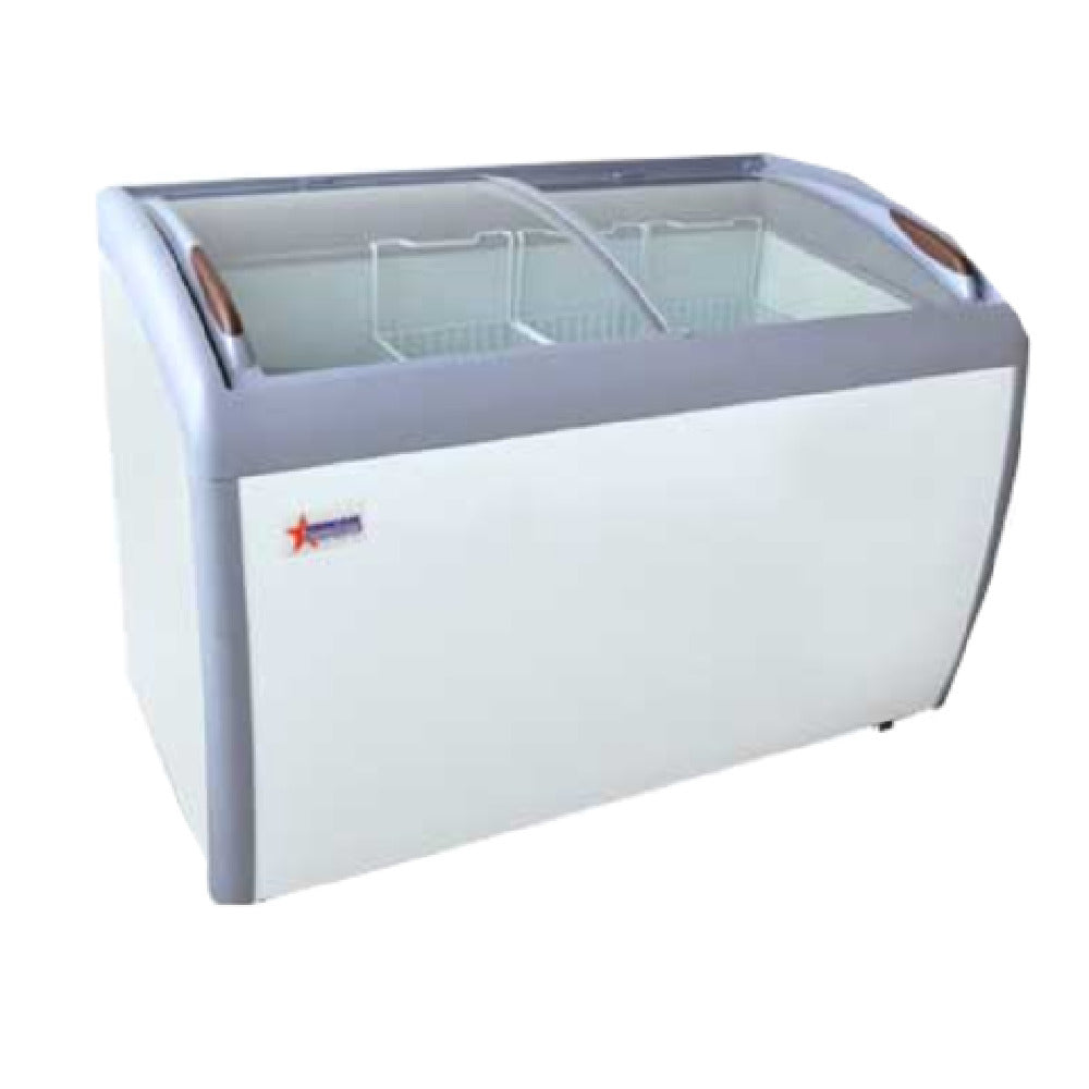 Omcan 27941 50 Inch Ice Cream Freezer 12.8 Cu. Ft. Capacity with Sliding Doors