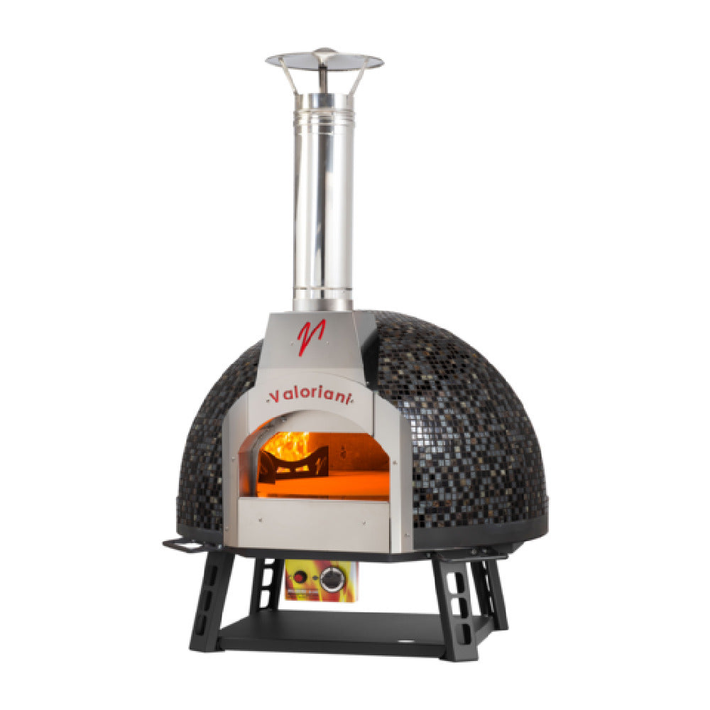 Omcan 48137 39 Inch Diameter Gas Oven with Refractory Clay Bakery Floor
