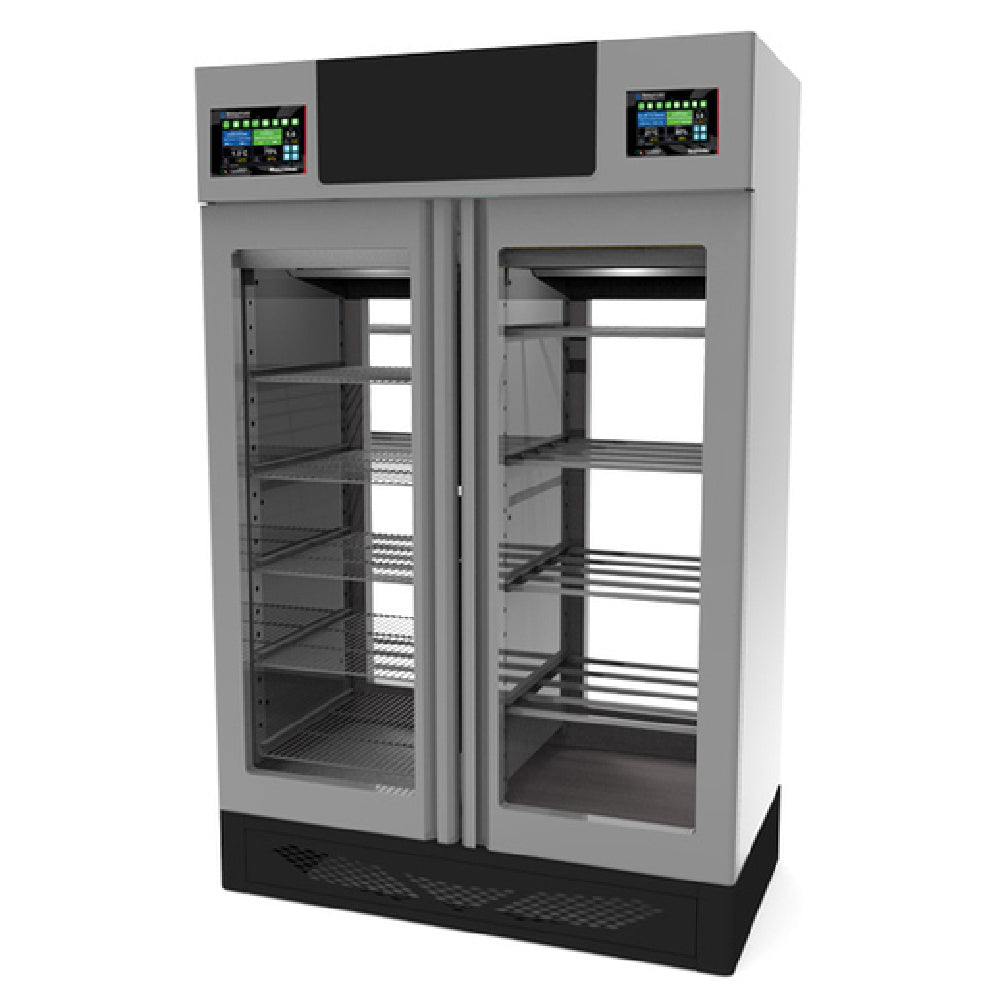 Omcan 45376 58 Inch Meat Curing Cabinet Stainless Steel Free-standing with Touchscreen