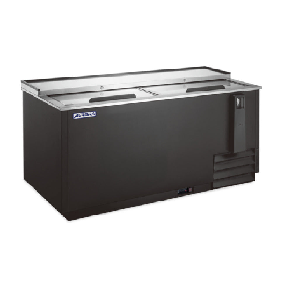 Omcan 59039 49 Inch Aurora Beer Bottle Cooler Horizontal Chest Electric