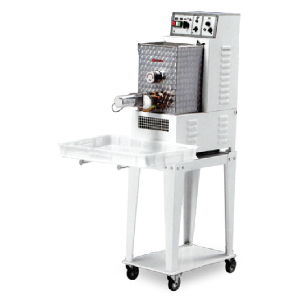 Omcan 13364 12 Inch Floor Model Electric Pasta Machine with 8.8 lb Tank Capacity