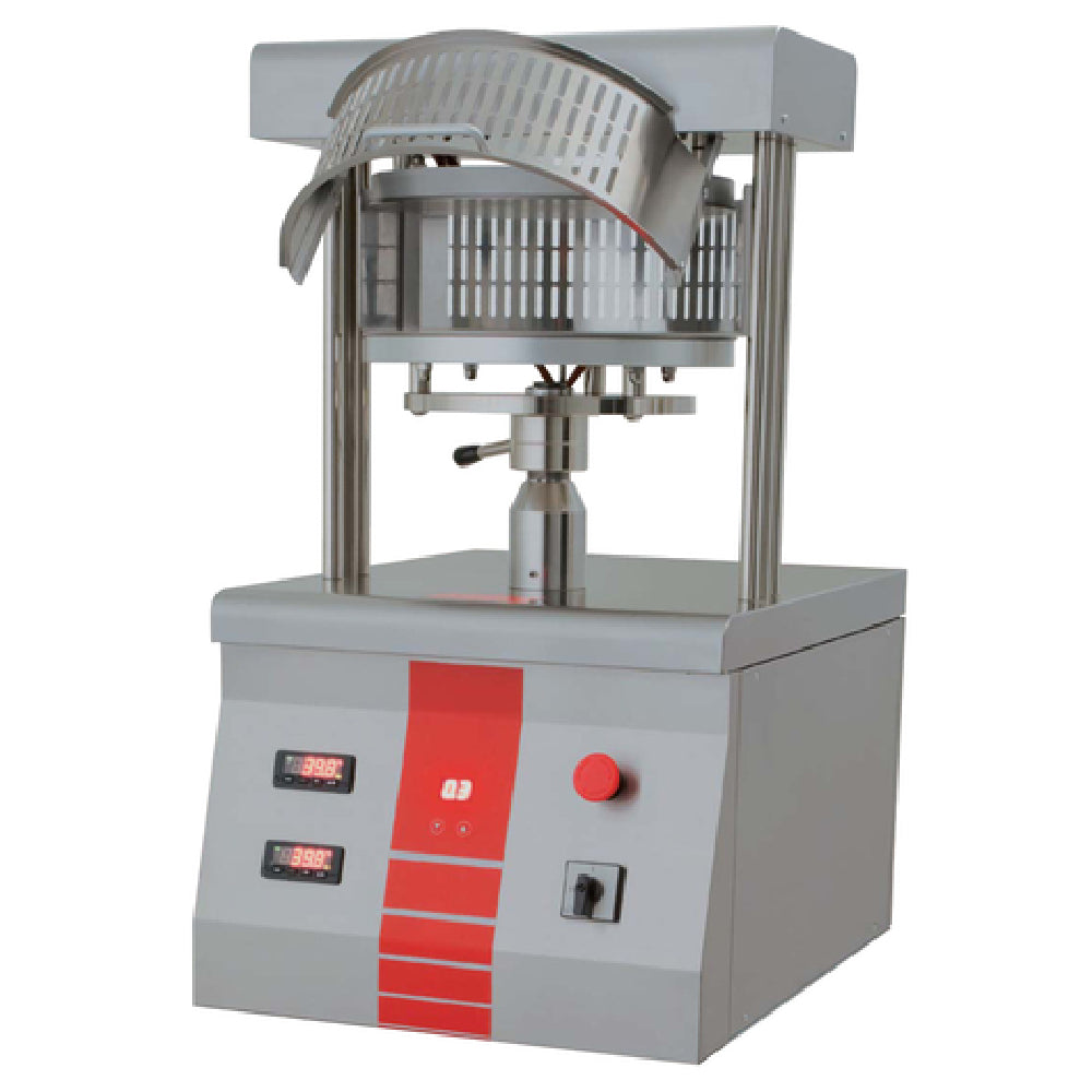 Omcan 45356 24 Inch Electric Pizza Dough Press with Aluminum Plates