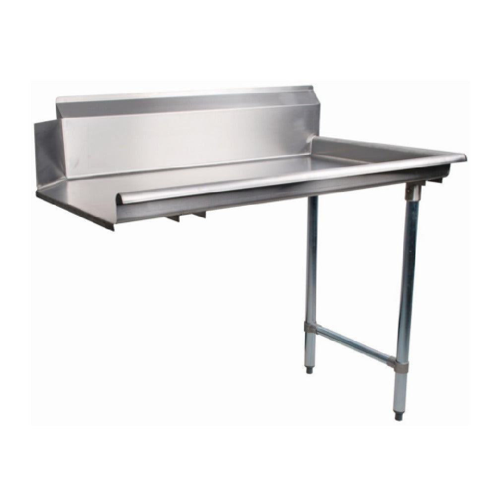 Omcan 47745 72 Inch Stainless Steel Dishtable Clean Straight Right Side