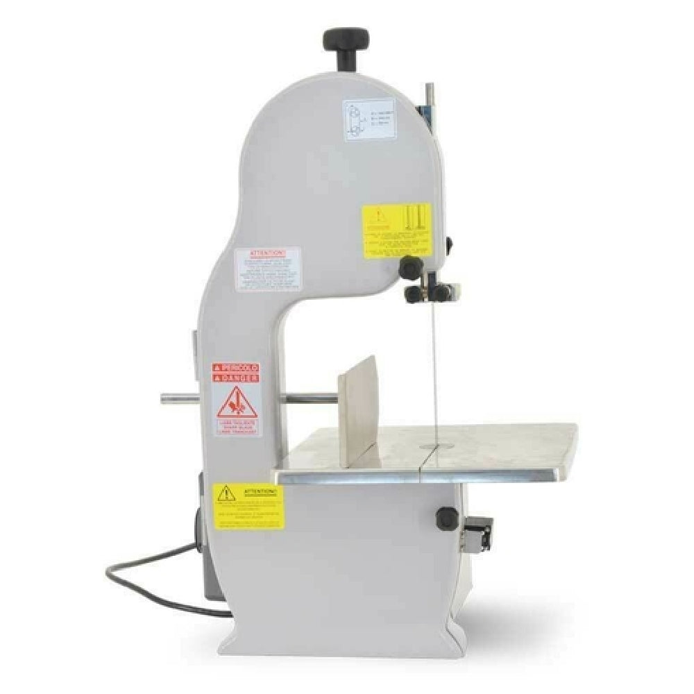 Omcan 45559 18 Inch Meat Bone Saw Electric Powder-Painted Aluminum 60 Inch Blade