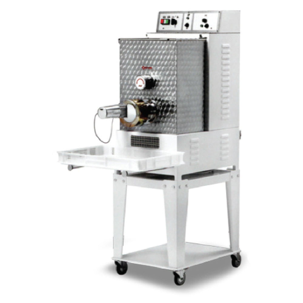 Omcan 13236 18 Inch Pasta Machine 26 Lb Tank Capacity 55 Lb Output Hour Electric Stainless Steel