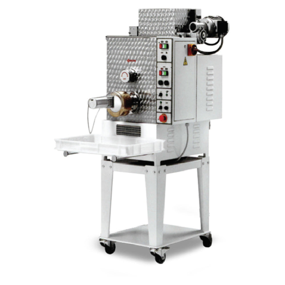 Omcan 13440 22 Inch Dual Tank Pasta Machine Electric with Motorized Cutters