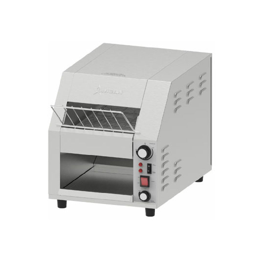 Omcan 47457 14 Inch Horizontal Conveyor Toaster Adjustable Heat Controls
