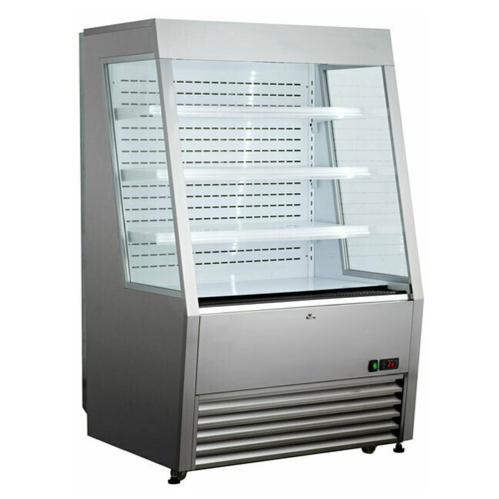Omcan 44439 36 Inch Refrigerated Display Case with LED Lighting 13.77 cu ft