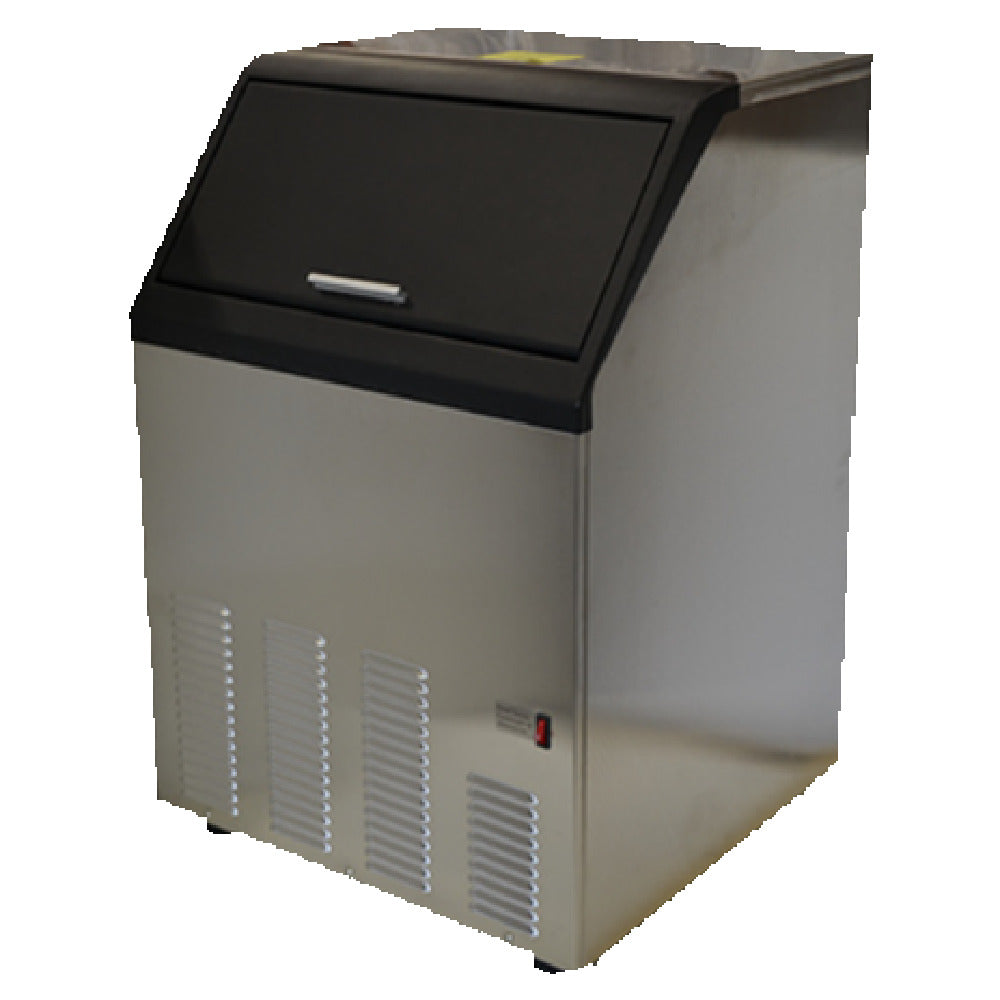 Omcan 37865 Ice Maker Self-contained Condenser Cube-Style Bullet Ice 68 Lb/Day