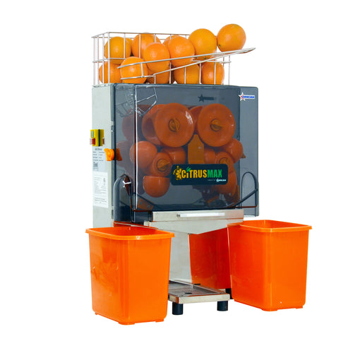 Omcan 44228 13 Inch Juice Extractor Electric Citrus Juicer Stainless Steel and Plastic