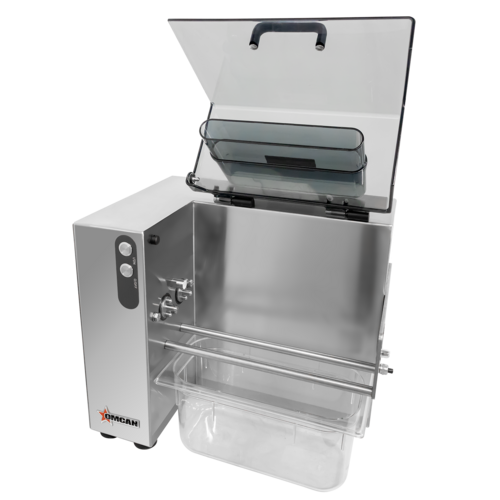 Omcan 47709 18 Inch Electric Meat Tenderizer Stainless Steel with Safety Cover