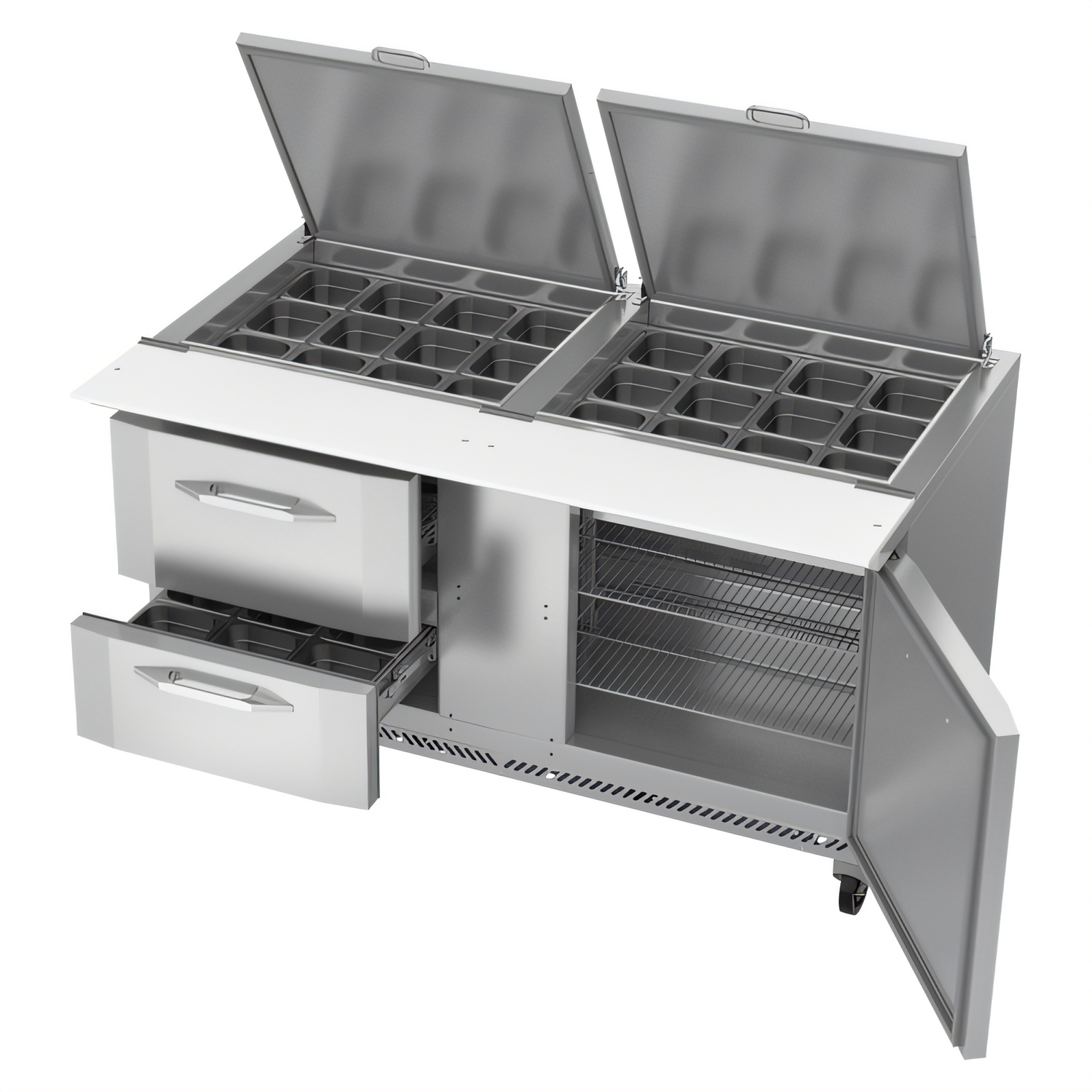 Victory VSPD60HC-24B-2 UltraSpec™ Refrigerated Prep Tables