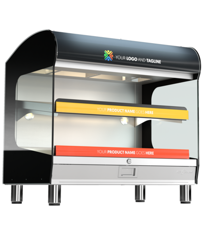 Alto-Shaam HSM-36/2S/T - HSM Series Hot Food Merchandiser, countertop, 36