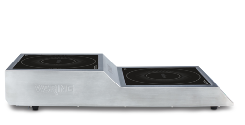 Waring WIH800X - Induction Range, countertop, step-up double hob, 11