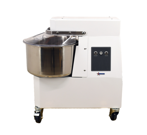Omcan 45417 32 Inch Fixed Spiral Mixer with Forged Tool and Bowl Stainless Steel