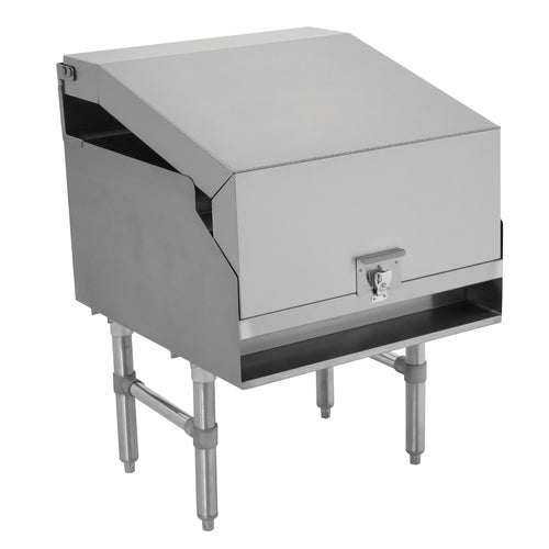 Advance Tabco LC-12 - Underbar Basics™ Liquor Bottle Display Unit Cover, fits CRLR-12, stainless steel, includes: padlock