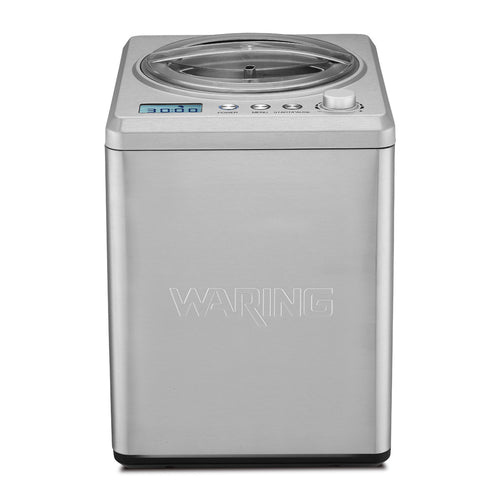 Waring WCIC25 - Ice Cream Maker, electric, 2.5 qt. capacity, built-in compressor, stainless steel mixing paddle,