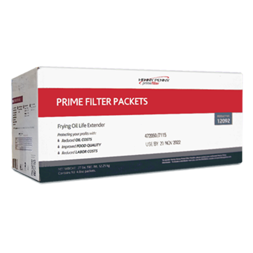 Henny Penny 12092 - Prime Filter Packets, 90 packets per case - 12 fl oz. (4.8 or 237 ml) per packet, price per case