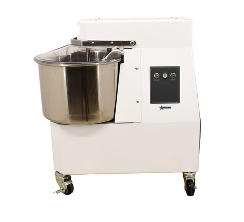 Omcan 45418 32 Liter Fixed Bowl Electric Spiral Dough Mixer Stainless Steel