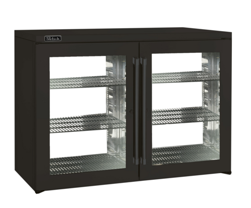 Perlick Corporation SDPR48 - Pass-Thru Sliding Door Refrigerated Back Bar Cabinet, two-section, 48"W, remote refrigeration, 14.1