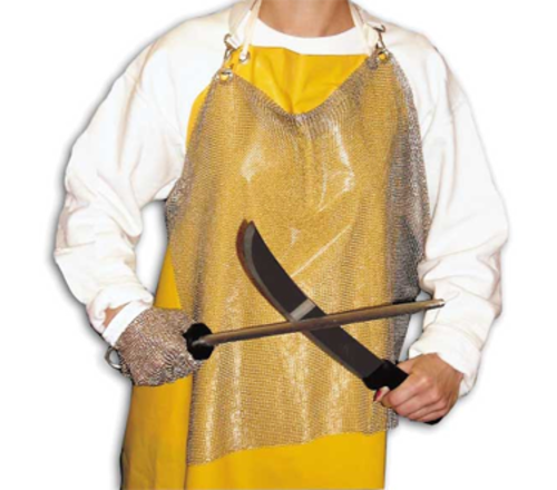 Omcan 13534 20 Inch Mesh Apron with Stainless Steel Construction