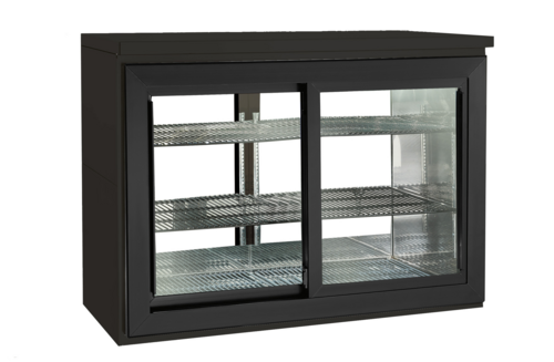 Perlick Corporation SDBR48 - Sliding Door Refrigerated Back Bar Storage Cabinet, two-section, 48