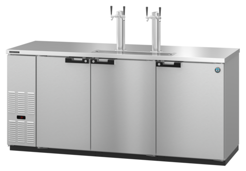 Hoshizaki DD80-S - Draft Beer Cooler, direct draw, three-section, side mount self-contained refrigeration, 80