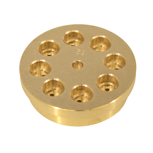 Omcan 13259 3mm Bucatini Pasta Die Brass with High Precision - Pasta Die